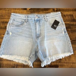 KUT shorts - Jane High Rise Long Denim Shorts